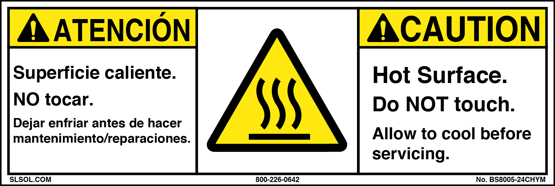 Iso 3864 safety label